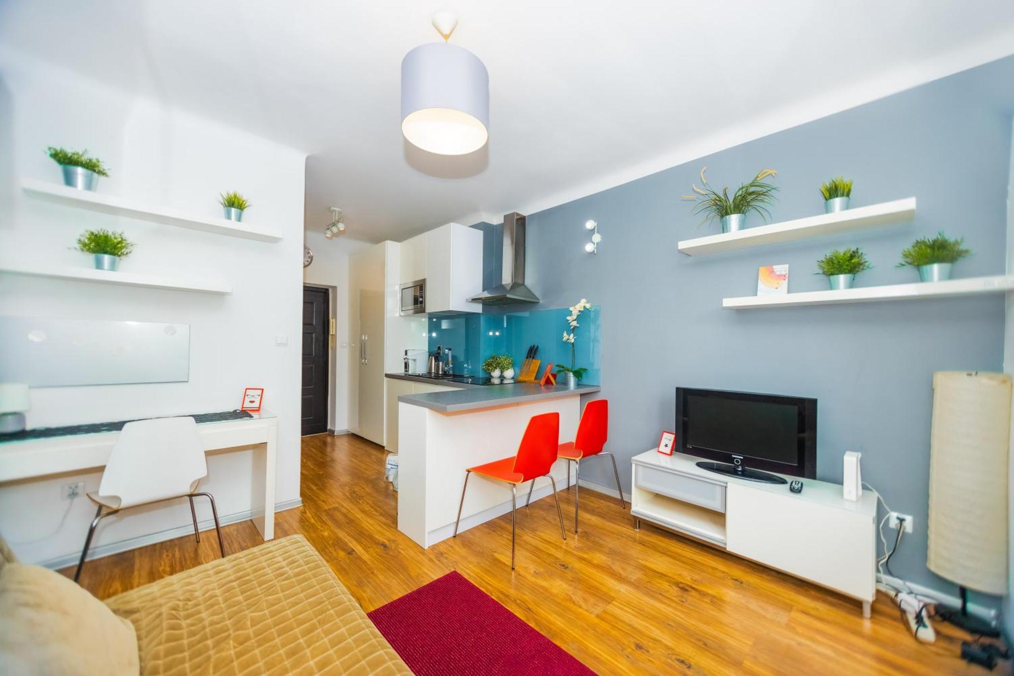 Cozy Studio Next To The Metro And City Center Varşova Dış mekan fotoğraf
